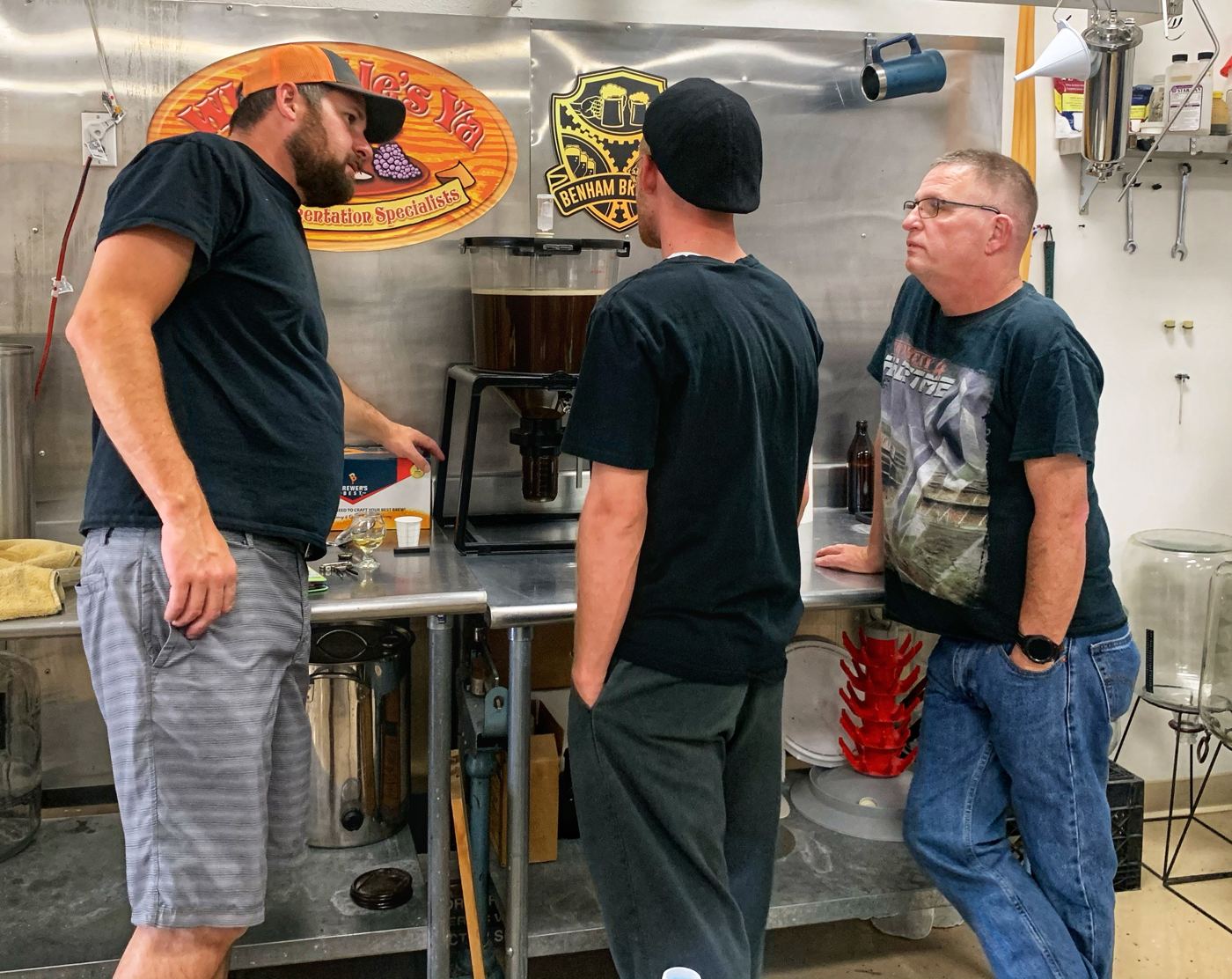 Transferring wort into a fermenter